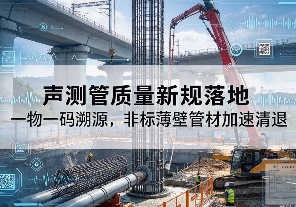轮台声测管质量新规落地，一物一码溯源，非标薄壁管材加速清退
